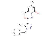 1-benzyl-N-(4,6-dimethyl-2-oxopyridin-1(2H)-yl)-5-methyl-1H-1,2,3-triazole-4-carboxamide