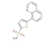 5-quinolin-8-ylthiophene-2-sulfonamide
