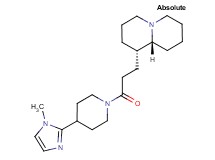 (1S,9aR)-1-{3-[4-(1-methyl-1H-imidazol-2-yl)piperidin-1-yl]-3-oxopropyl}octahydro-2H-quinolizine