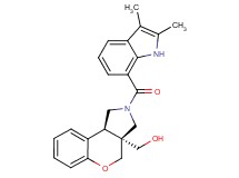 [(3aS*,9bS*)-2-[(2,3-dimethyl-1H-indol-7-yl)carbonyl]-1,2,3,9b-tetrahydrochromeno[3,4-c]pyrrol-3a(4H)-yl]methanol