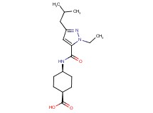 cis-4-{[(1-ethyl-3-isobutyl-1H-pyrazol-5-yl)carbonyl]amino}cyclohexanecarboxylic acid