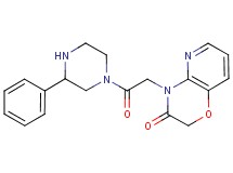 4-[2-oxo-2-(3-phenyl-1-piperazinyl)ethyl]-2H-pyrido[3,2-b][1,4]oxazin-3(4H)-one hydrochloride