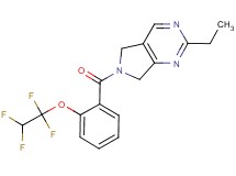 2-ethyl-6-[2-(1,1,2,2-tetrafluoroethoxy)benzoyl]-6,7-dihydro-5H-pyrrolo[3,4-d]pyrimidine