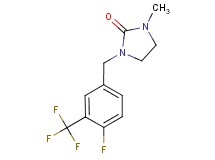 1-[4-fluoro-3-(trifluoromethyl)benzyl]-3-methylimidazolidin-2-one