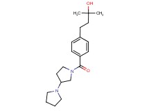 4-[4-(1,3'-bipyrrolidin-1'-ylcarbonyl)phenyl]-2-methyl-2-butanol