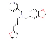 (1,3-benzodioxol-5-ylmethyl)[(2E)-3-(2-furyl)prop-2-en-1-yl](pyridin-3-ylmethyl)amine