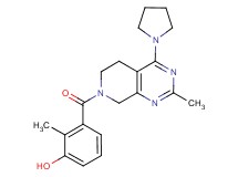 2-methyl-3-[(2-methyl-4-pyrrolidin-1-yl-5,8-dihydropyrido[3,4-d]pyrimidin-7(6H)-yl)carbonyl]phenol