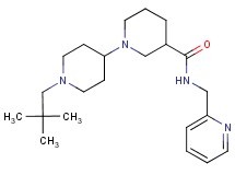 1'-(2,2-dimethylpropyl)-N-(2-pyridinylmethyl)-1,4'-bipiperidine-3-carboxamide
