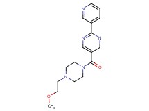 5-{[4-(2-methoxyethyl)piperazin-1-yl]carbonyl}-2-pyridin-3-ylpyrimidine