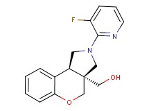 [(3aS*,9bS*)-2-(3-fluoropyridin-2-yl)-1,2,3,9b-tetrahydrochromeno[3,4-c]pyrrol-3a(4H)-yl]methanol