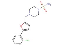 4-{[5-(2-chlorophenyl)-2-furyl]methyl}piperazine-1-sulfonamide