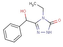 4-ethyl-5-[hydroxy(phenyl)methyl]-2,4-dihydro-3H-1,2,4-triazol-3-one