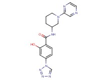 2-hydroxy-N-(1-pyrazin-2-ylpiperidin-3-yl)-4-(1H-tetrazol-1-yl)benzamide