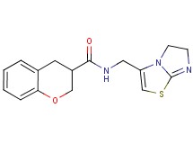 N-(5,6-dihydroimidazo[2,1-b][1,3]thiazol-3-ylmethyl)chromane-3-carboxamide