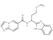 N-[1-(1H-benzimidazol-2-yl)-3-(methylthio)propyl]imidazo[1,2-a]pyridine-6-carboxamide