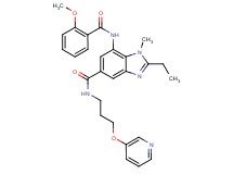 2-ethyl-7-[(2-methoxybenzoyl)amino]-1-methyl-N-[3-(3-pyridinyloxy)propyl]-1H-benzimidazole-5-carboxamide