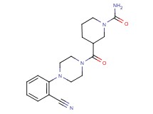 3-{[4-(2-cyanophenyl)-1-piperazinyl]carbonyl}-1-piperidinecarboxamide