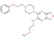 N-(2-methoxyethyl)-6-[4-(2-phenoxyethyl)-1-piperazinyl][1,2,5]oxadiazolo[3,4-b]pyrazin-5-amine