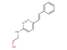 2-({6-[(E)-2-phenylvinyl]pyridazin-3-yl}amino)ethanol