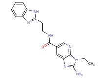 2-amino-N-[2-(1H-benzimidazol-2-yl)ethyl]-3-ethyl-3H-imidazo[4,5-b]pyridine-6-carboxamide