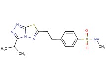 4-[2-(3-isopropyl[1,2,4]triazolo[3,4-b][1,3,4]thiadiazol-6-yl)ethyl]-N-methylbenzenesulfonamide