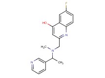6-fluoro-2-{[methyl(1-pyridin-3-ylethyl)amino]methyl}quinolin-4-ol