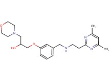 1-[3-({[2-(4,6-dimethyl-2-pyrimidinyl)ethyl]amino}methyl)phenoxy]-3-(4-morpholinyl)-2-propanol