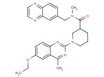 1-(6-ethoxy-4-methyl-2-quinazolinyl)-N-methyl-N-(6-quinoxalinylmethyl)-3-piperidinecarboxamide