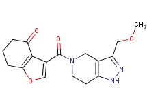 3-{[3-(methoxymethyl)-1,4,6,7-tetrahydro-5H-pyrazolo[4,3-c]pyridin-5-yl]carbonyl}-6,7-dihydro-1-benzofuran-4(5H)-one