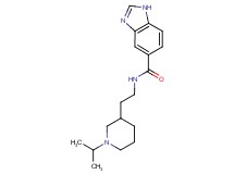 N-[2-(1-isopropylpiperidin-3-yl)ethyl]-1H-benzimidazole-5-carboxamide