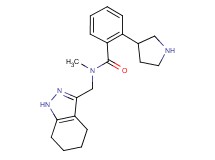 N-methyl-2-(3-pyrrolidinyl)-N-(4,5,6,7-tetrahydro-1H-indazol-3-ylmethyl)benzamide hydrochloride