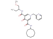 N-cyclooctyl-N'-[1-(methoxymethyl)propyl]-4-oxo-1-(2-pyridinylmethyl)-1,4-dihydro-3,5-pyridinedicarboxamide