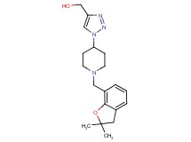 (1-{1-[(2,2-dimethyl-2,3-dihydro-1-benzofuran-7-yl)methyl]-4-piperidinyl}-1H-1,2,3-triazol-4-yl)methanol trifluoroacetate (salt)