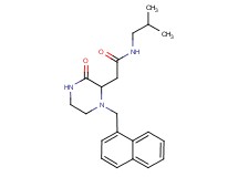 N-isobutyl-2-[1-(1-naphthylmethyl)-3-oxo-2-piperazinyl]acetamide