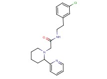 N-[2-(3-chlorophenyl)ethyl]-2-(2-pyridin-2-ylpiperidin-1-yl)acetamide