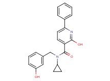 N-cyclopropyl-2-hydroxy-N-(3-hydroxybenzyl)-6-phenylnicotinamide