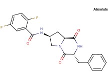 N-[(3R,7S,8aS)-3-benzyl-1,4-dioxooctahydropyrrolo[1,2-a]pyrazin-7-yl]-2,5-difluorobenzamide