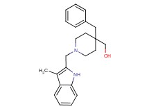 {4-benzyl-1-[(3-methyl-1H-indol-2-yl)methyl]-4-piperidinyl}methanol