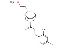(1R*,5R*)-3-[(4-chloro-2-methylphenoxy)acetyl]-6-(2-methoxyethyl)-3,6-diazabicyclo[3.2.2]nonane