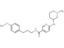N-[3-(4-methoxyphenyl)propyl]-6-[(1-methylpiperidin-3-yl)amino]nicotinamide