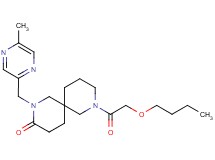 8-(butoxyacetyl)-2-[(5-methylpyrazin-2-yl)methyl]-2,8-diazaspiro[5.5]undecan-3-one
