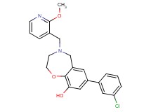 7-(3-chlorophenyl)-4-[(2-methoxypyridin-3-yl)methyl]-2,3,4,5-tetrahydro-1,4-benzoxazepin-9-ol