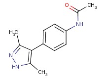 N-[4-(3,5-dimethyl-1H-pyrazol-4-yl)phenyl]acetamide