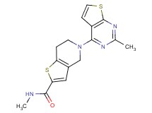 N-methyl-5-(2-methylthieno[2,3-d]pyrimidin-4-yl)-4,5,6,7-tetrahydrothieno[3,2-c]pyridine-2-carboxamide