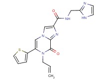 7-allyl-N-(1H-imidazol-2-ylmethyl)-8-oxo-6-(2-thienyl)-7,8-dihydroimidazo[1,2-a]pyrazine-2-carboxamide