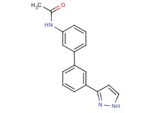 N-[3'-(1H-pyrazol-3-yl)-3-biphenylyl]acetamide