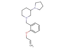 1-[2-(allyloxy)benzyl]-3-(1-pyrrolidinyl)piperidine
