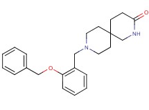 9-[2-(benzyloxy)benzyl]-2,9-diazaspiro[5.5]undecan-3-one
