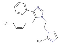 5-[(3Z)-hex-3-en-1-yl]-1-[2-(2-methyl-1H-imidazol-1-yl)ethyl]-4-phenyl-1H-imidazole