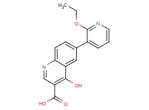 6-(2-ethoxy-3-pyridinyl)-4-hydroxy-3-quinolinecarboxylic acid